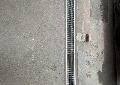 création d'un caniveau béton
